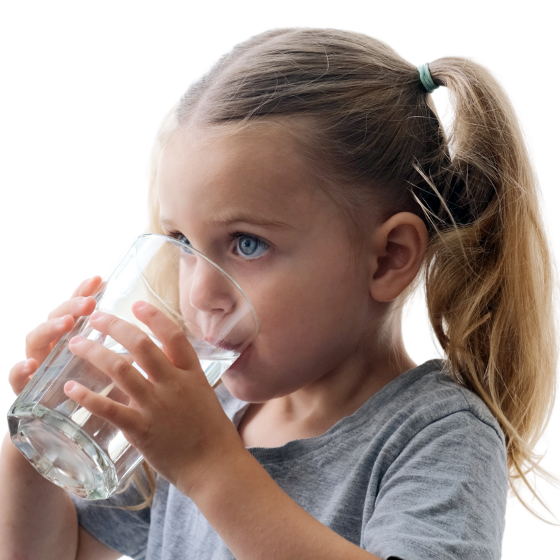 Girl Drink water